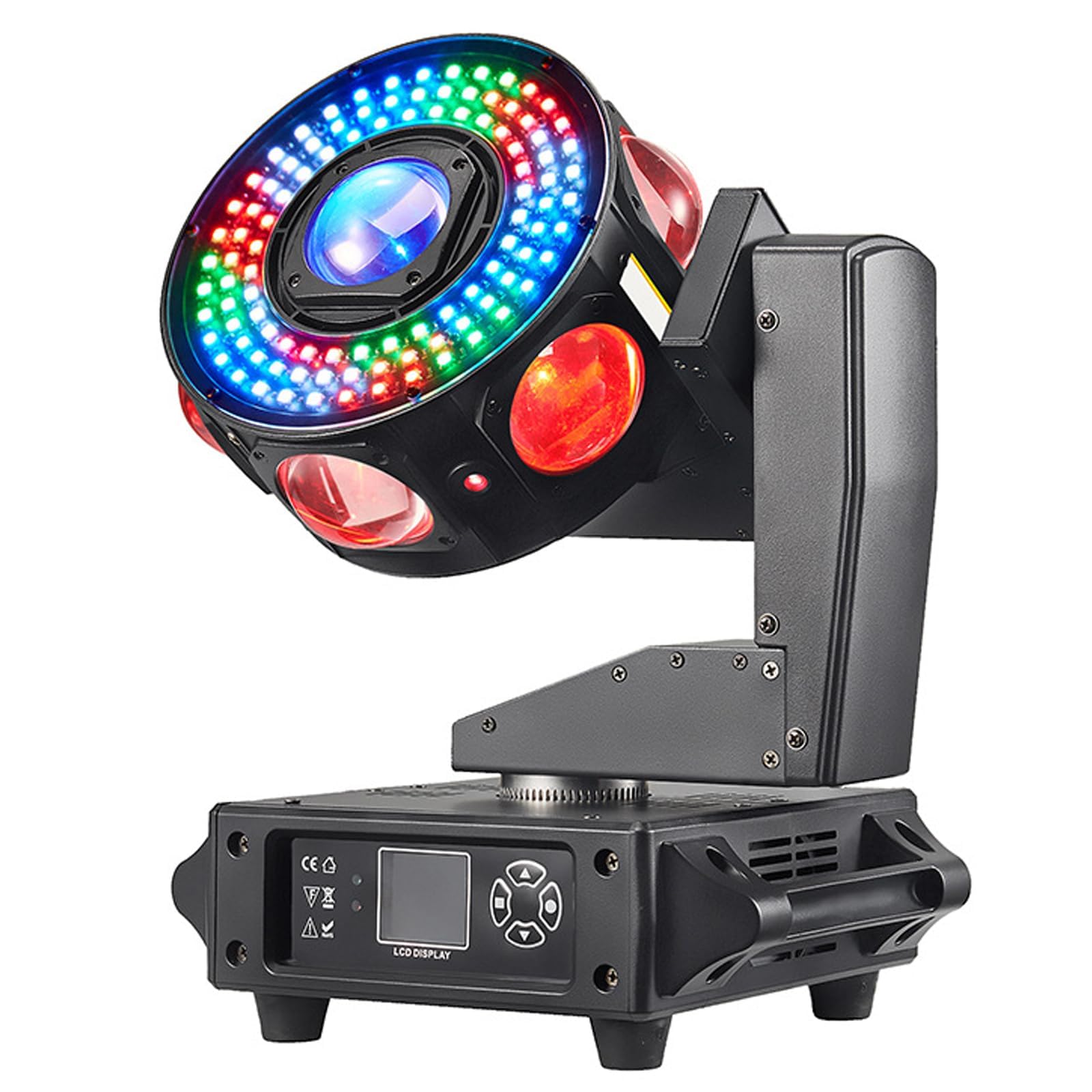 Profesjonalna Głowica Ruchoma Dj 120w, Reflektor Sceniczny Rgb, Stroboskop Z Obrotem Wiązki 540° Do Klubu I Na Wesele