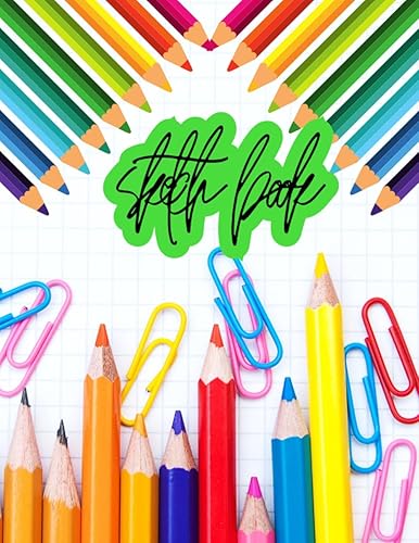 Sketch Book For Kids A4 size drawing notebook 100 pages of blank white sheets and lined "one by one with a" beautiful cover  Large A4 drawing book