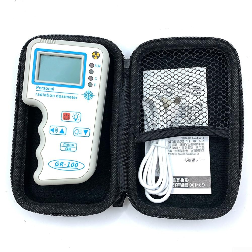 SPORTARC Geiger Contador de Radiación Nuclear Dosímetro Personal Radiactivo de Mármol Tubo J321