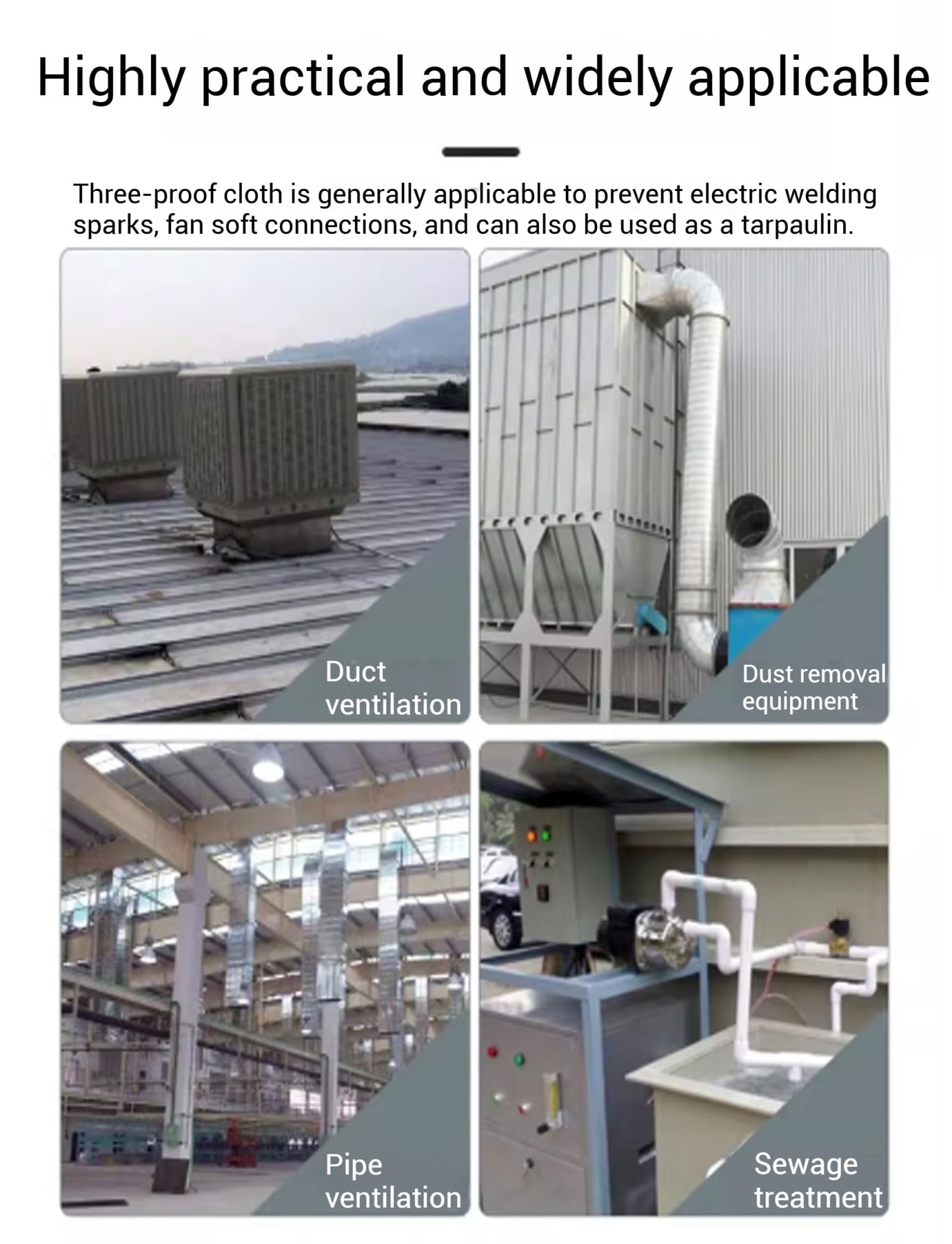 Tubo Flessibile Estensibile, Tubo di Ventilazione Ignifugo per Soffiatori/Ventilatori/Aspiratori, Tubo di Ventilazione per Asciugatrici per Impieghi Gravosi (3,28 Piedi) (300 Mm)
