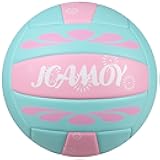 Volleyball Size 5 - Premium PU Leather, Ultra-Durable Soft to The Touch for Youth, Adults, Ideal for Indoor, Outdoor, Beach Sports Training