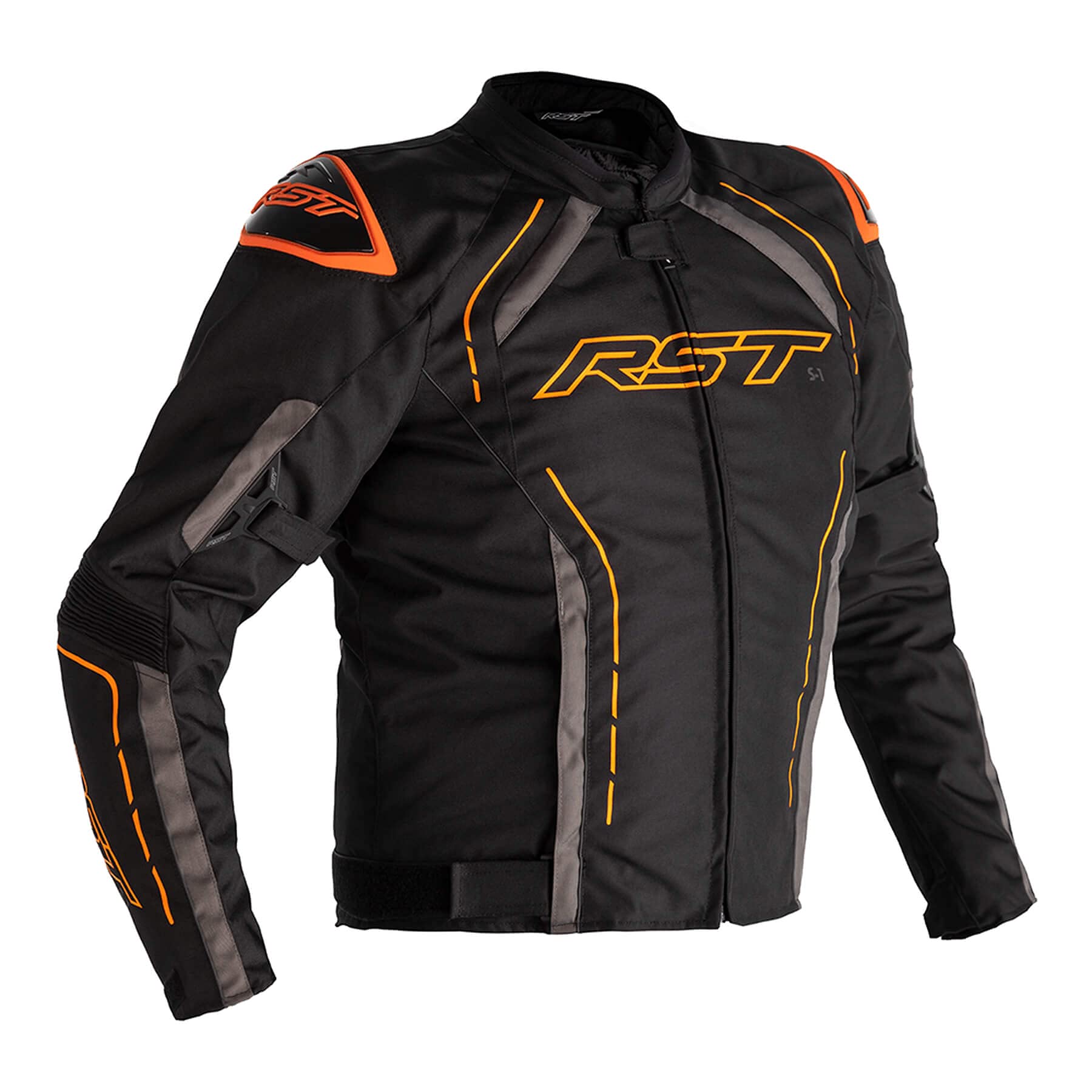 Amazon.com: RST S1 CE Jacket (Black/Grey/Neon Orange, X