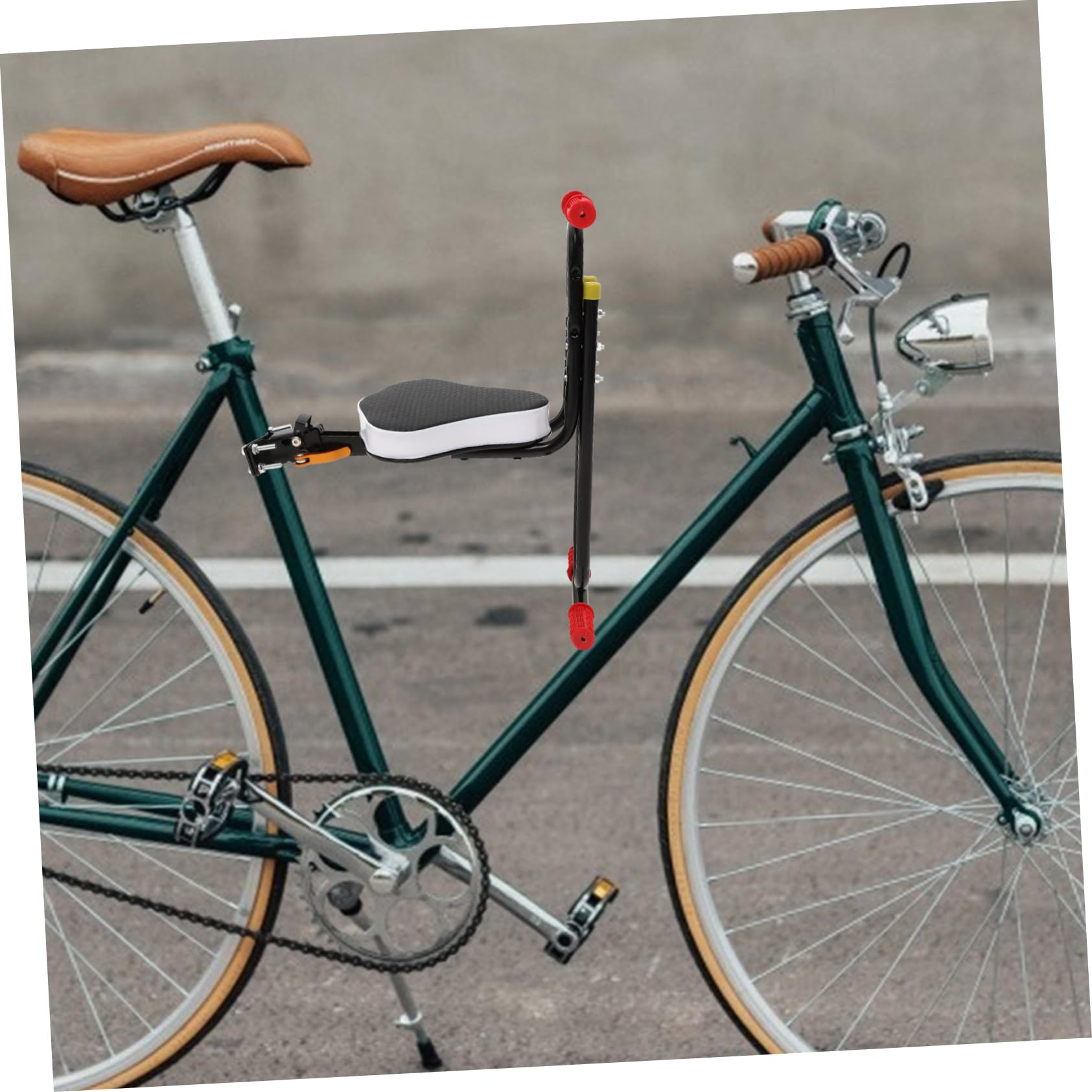 INOOMP Asiento Infantil De Seguridad para Este Asiento De Bicicleta para Pequeños Asiento Delantero De Bicicleta Plegable Asiento De Bicicleta para Ciclismo Asiento para Pequeños