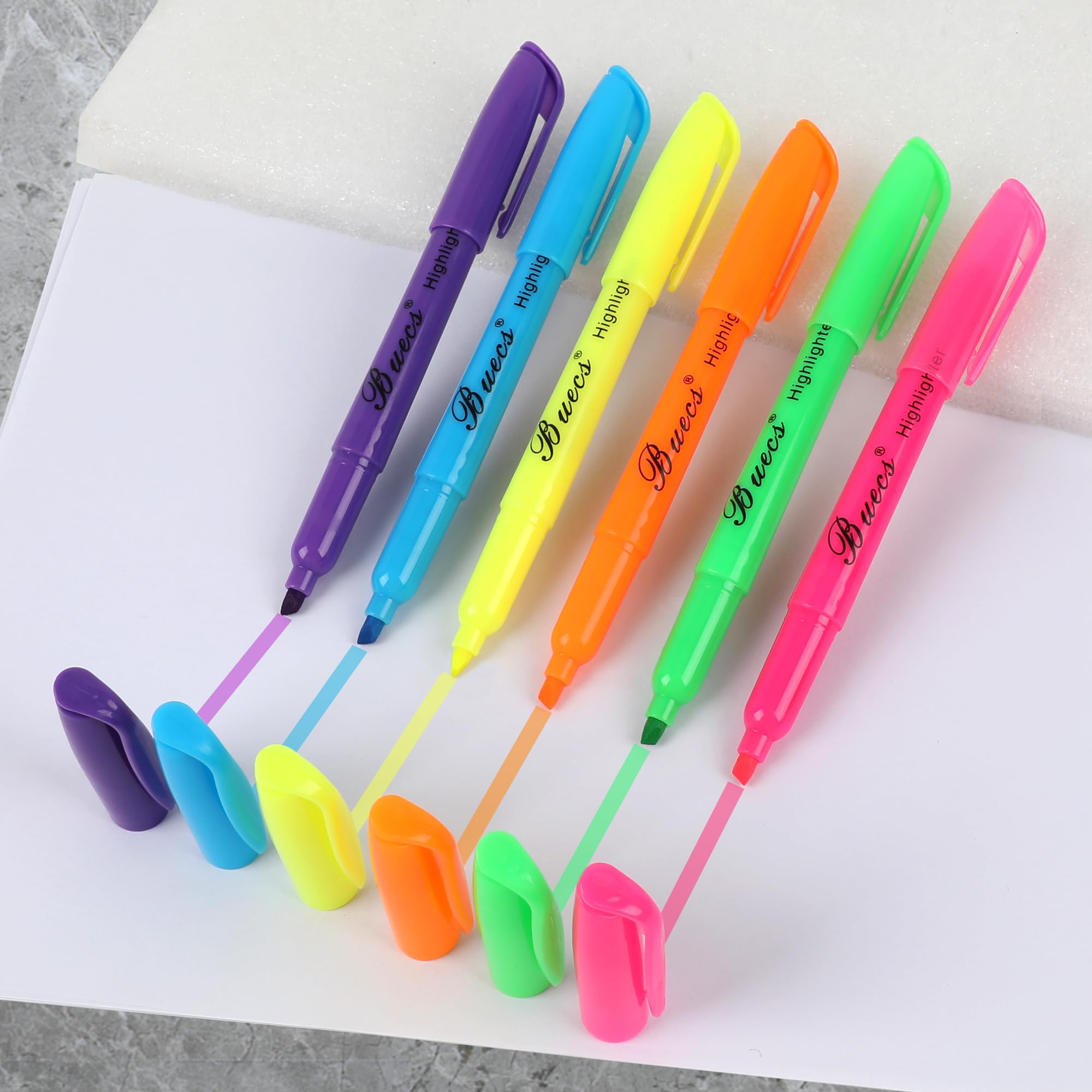 Highlighters Bulk Pack 108 Count Assorted Colors Chisel Tip suitable for Adults Highlighting Planner Notes Office School Supplies — view 6
