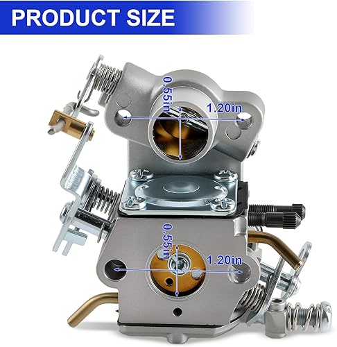 Miniatura 3 de Carburador C1M-W26 para motosierra Poulan Pro PP4218 PP4218A