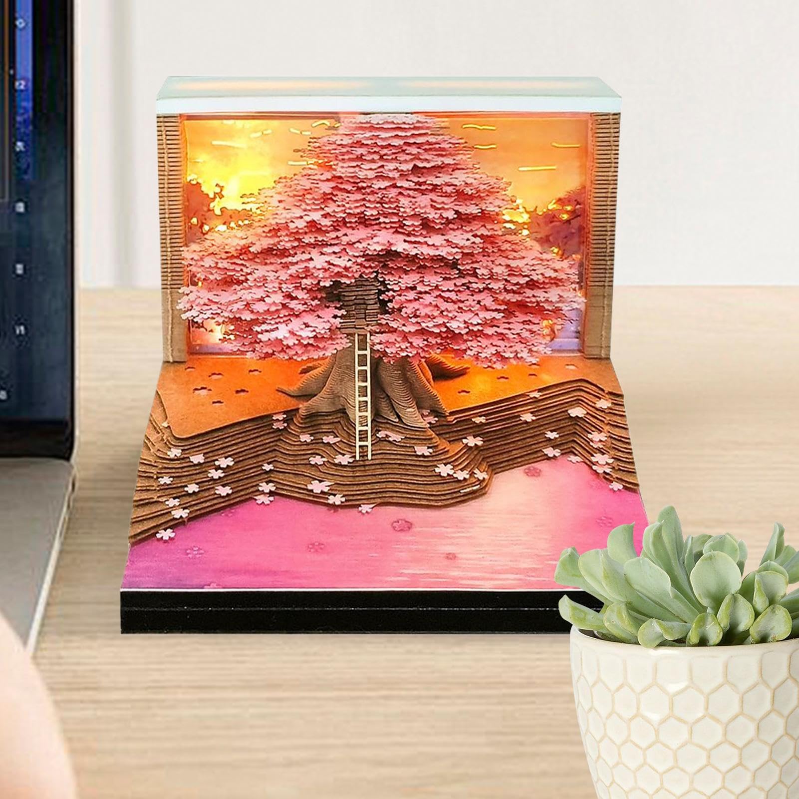 3D Desktop Kalender Memo-Blöcke