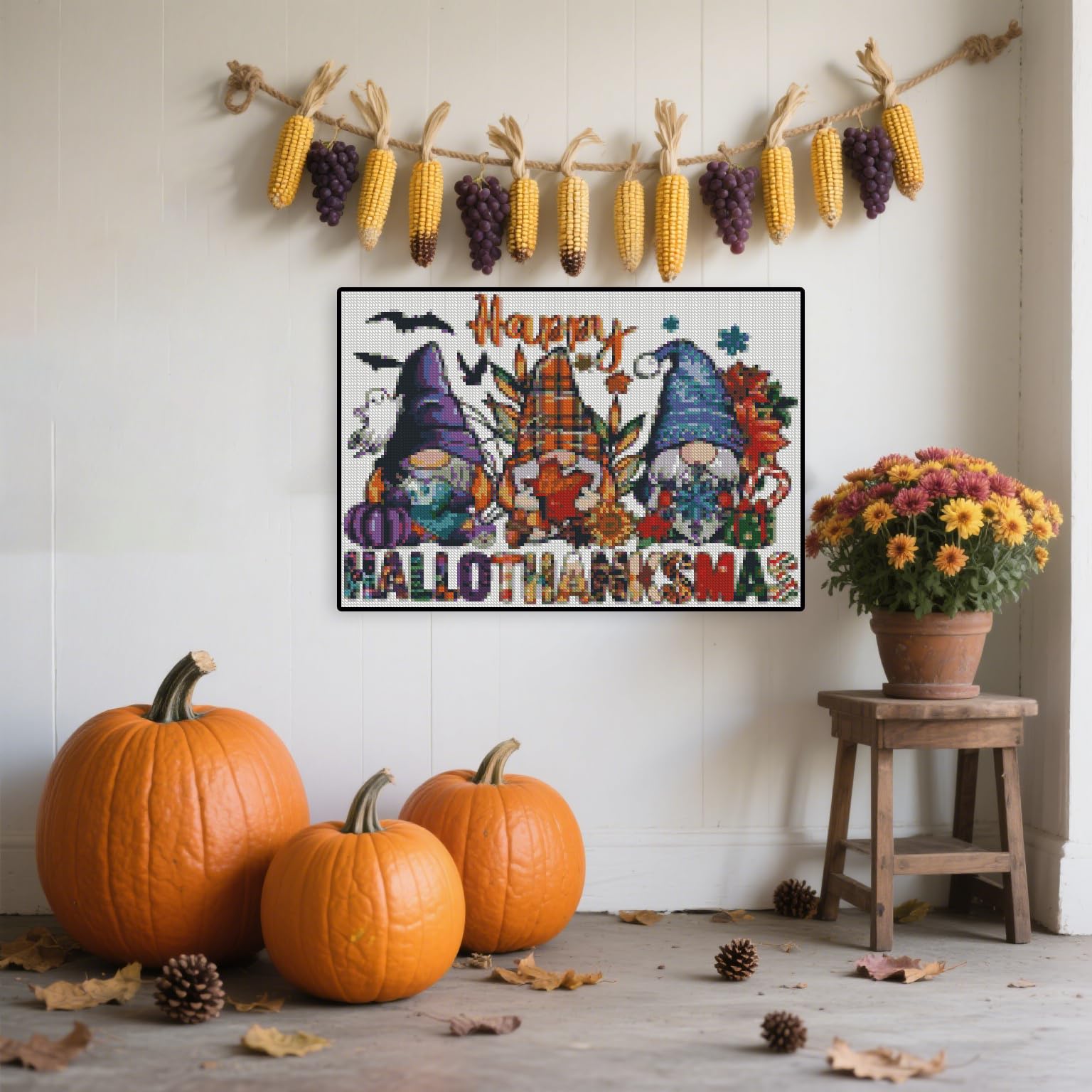 Amazon.co.jp: ハロウィンスタンプクロスステッチキット 初心者用