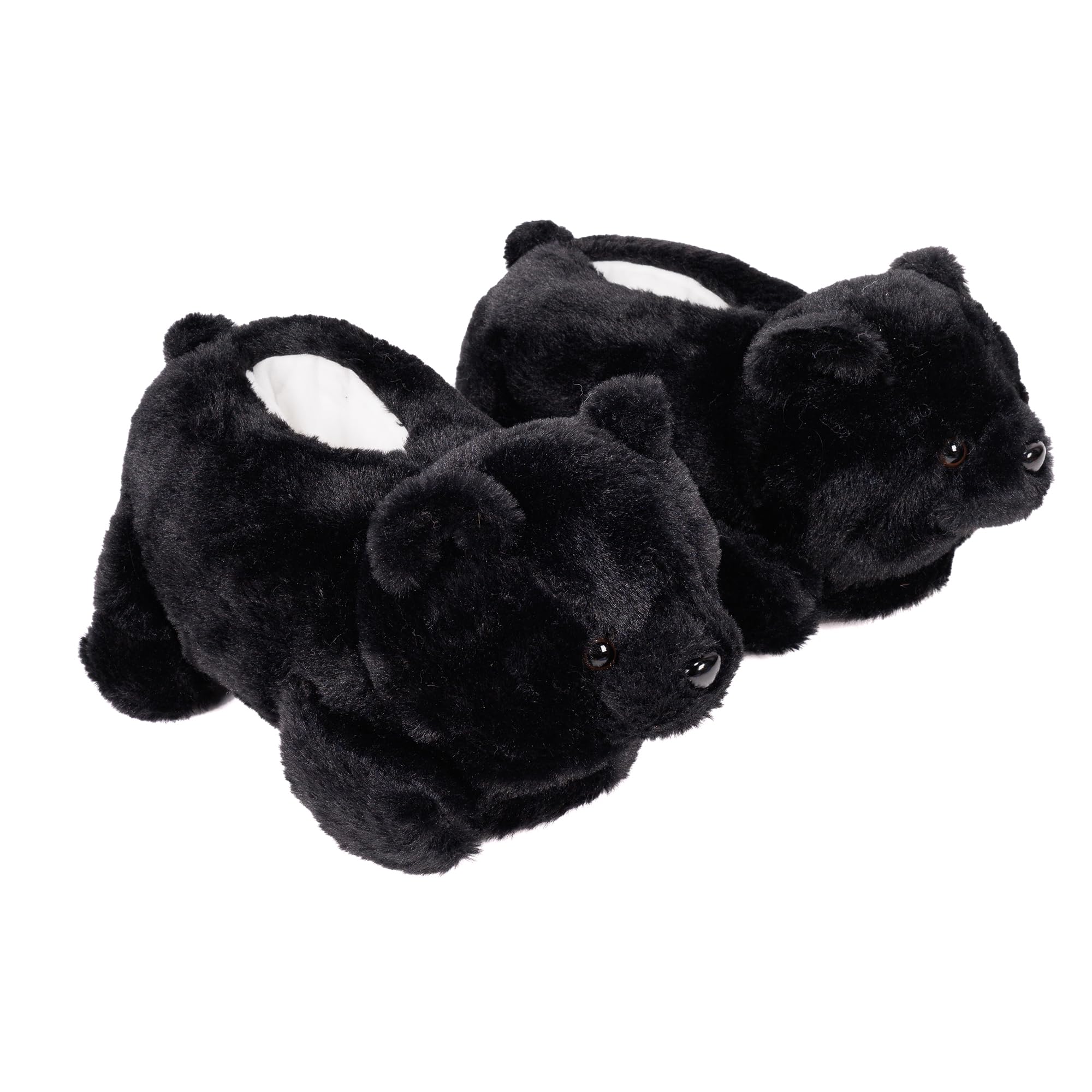 WSOARLQ Cute Bear Slipper, Plush Animal Bear House Slippers Warm Fuzzy Teddy Bears Shoes Fluffy Winter Home Slides for Women Men