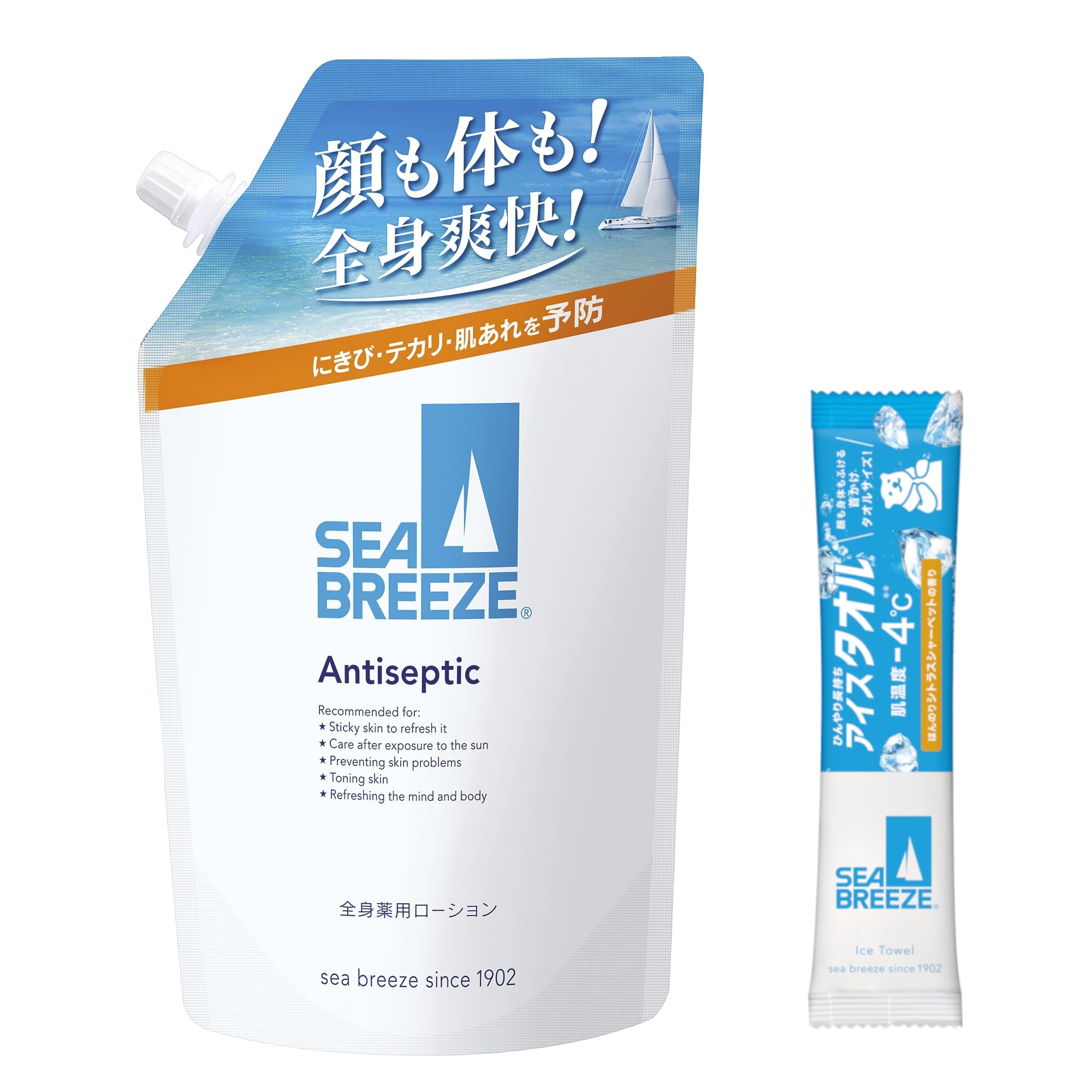 シーブリーズ 全身薬用ローション つめかえ用 700mL12個セット Amazon.co.jp: シーブリーズ SEA BREEZE 全身 薬用 ローション