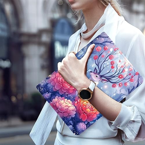 Vista 321 de Funda para Kindle de 6 pulgadas (11.ª generación, versión 2024/2022) delgada de piel sintética, ajustable, multiángulo, Smart Shell con función