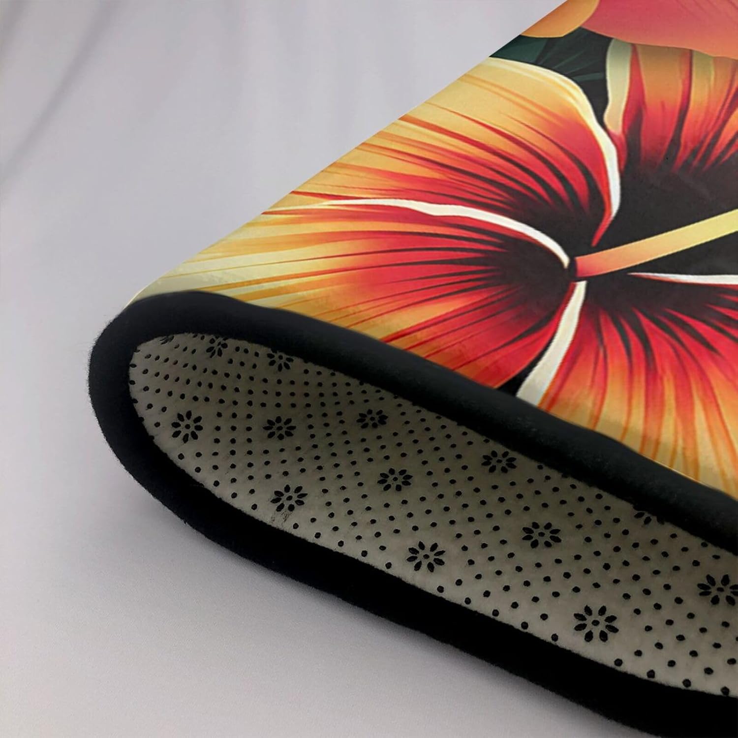 Area Rug Non-Slip Floor Mats Hawaiian Style Print Pattern Rugs for Living Room Doormat Vintage Living Room Rug Floor Carpet Washable Rugs for Bedroom Dining Home Decor Large Carpet 60x39 in