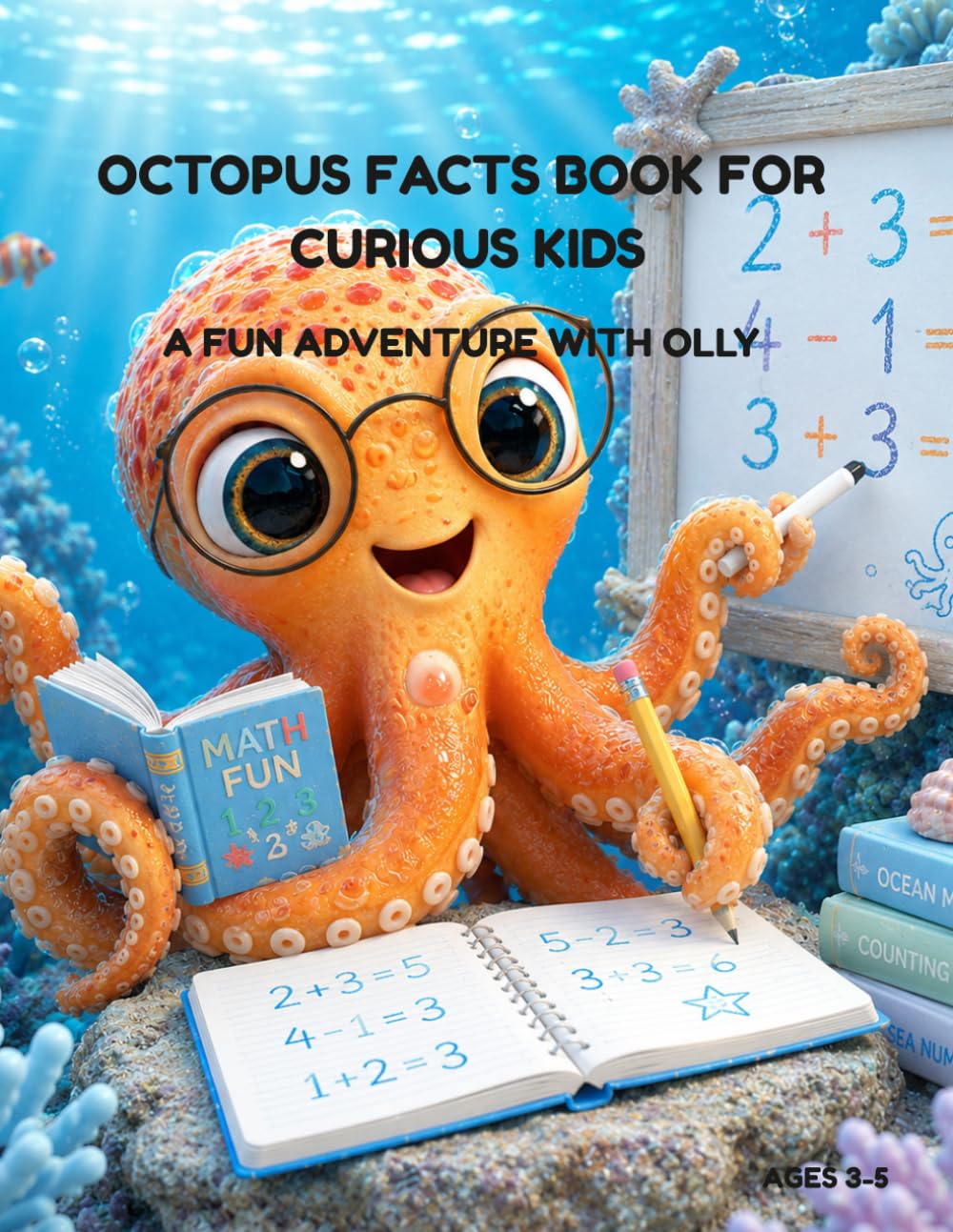 OCTOPUS FACTS BOOK FOR CURIOUS KIDS AGES 3–5: A FUN ADVANTURE WITH OLLY THE OCTOPUS.: DISCOVERING AMAZING FACTS ABOUT OCTOPUS FOR YOUNG CURIOUS ... kids about undersea creatures ages 3-5.)