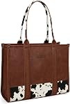 Wrangler Tote Handbag for Women Top Handle with Detachable Crossbody Strap WG102-8120STN