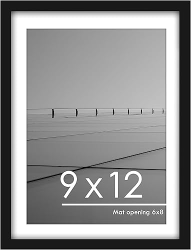 PEALSN Portarretratos de 8 x 10 pulgadas, fotos de 5 x 7 pulgadas con paspartú o de 8 x 10 pulgadas sin paspartú para montaje en pared, marcos de