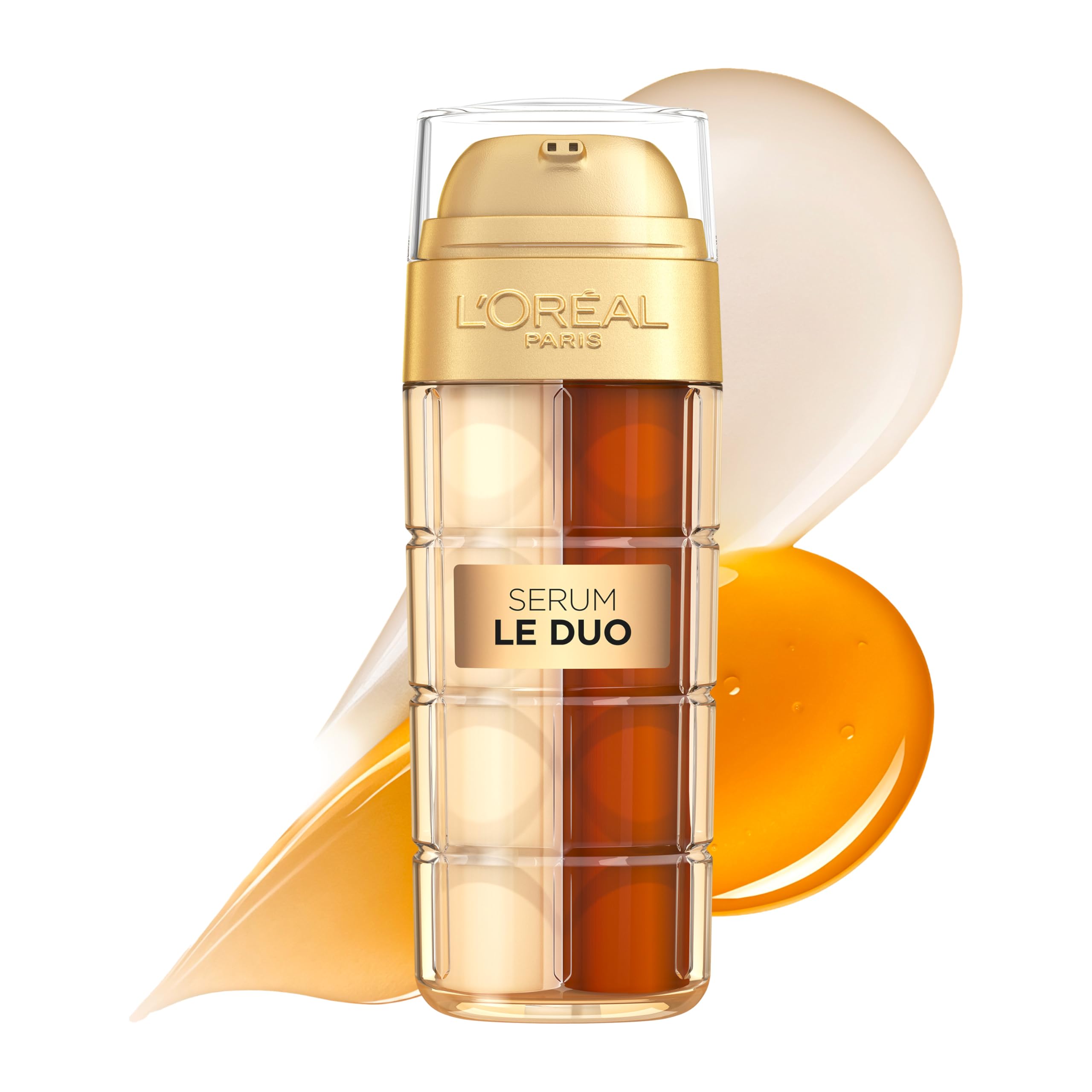 L'Oréal Paris Age Perfect Serum Le Duo – Anti-Aging Pflege, mit Kollagen Peptid, Vitamin B3 und CG, glättend und gegen 10 Zeichen der Hautalterung, revitalisierendes 2 in 1 Gesichtsserum, 1 x 30 ml