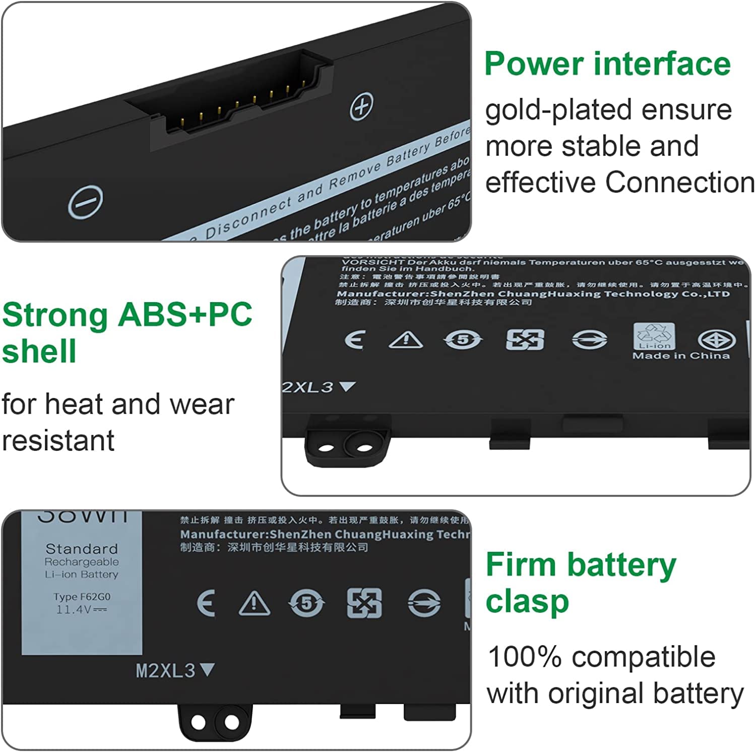 DELL　Inspiron P87G001 100% Dell Genuine battery Inspiron 13 (5370) P87G P87G001 Vostro