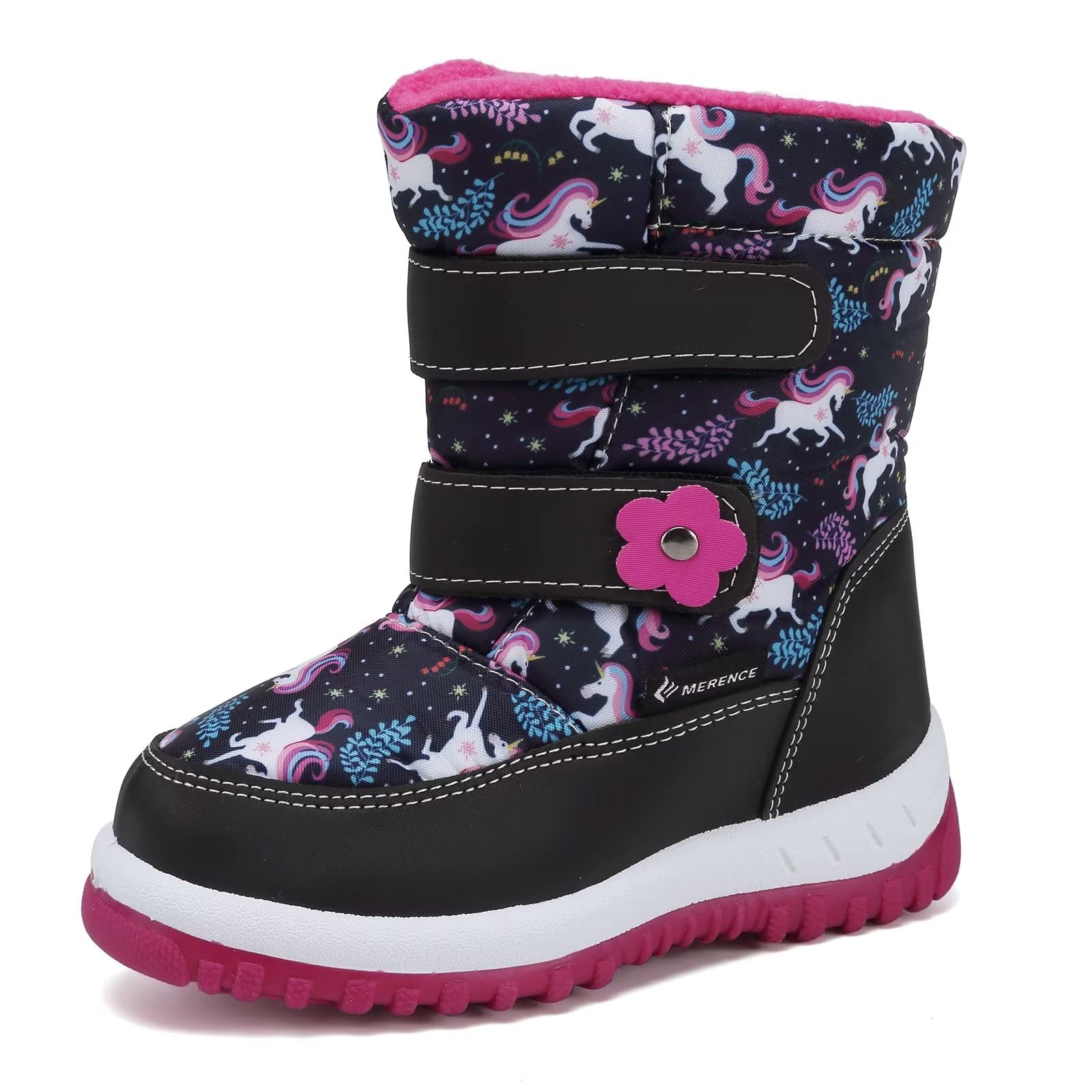 Pink Girls Winter Boots Size 12 Kushyshoo Kids Snow Boots