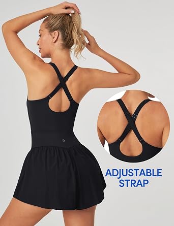 Athletic Romper Shorts Tummy Control Summer Workout Sets for Women with Bra