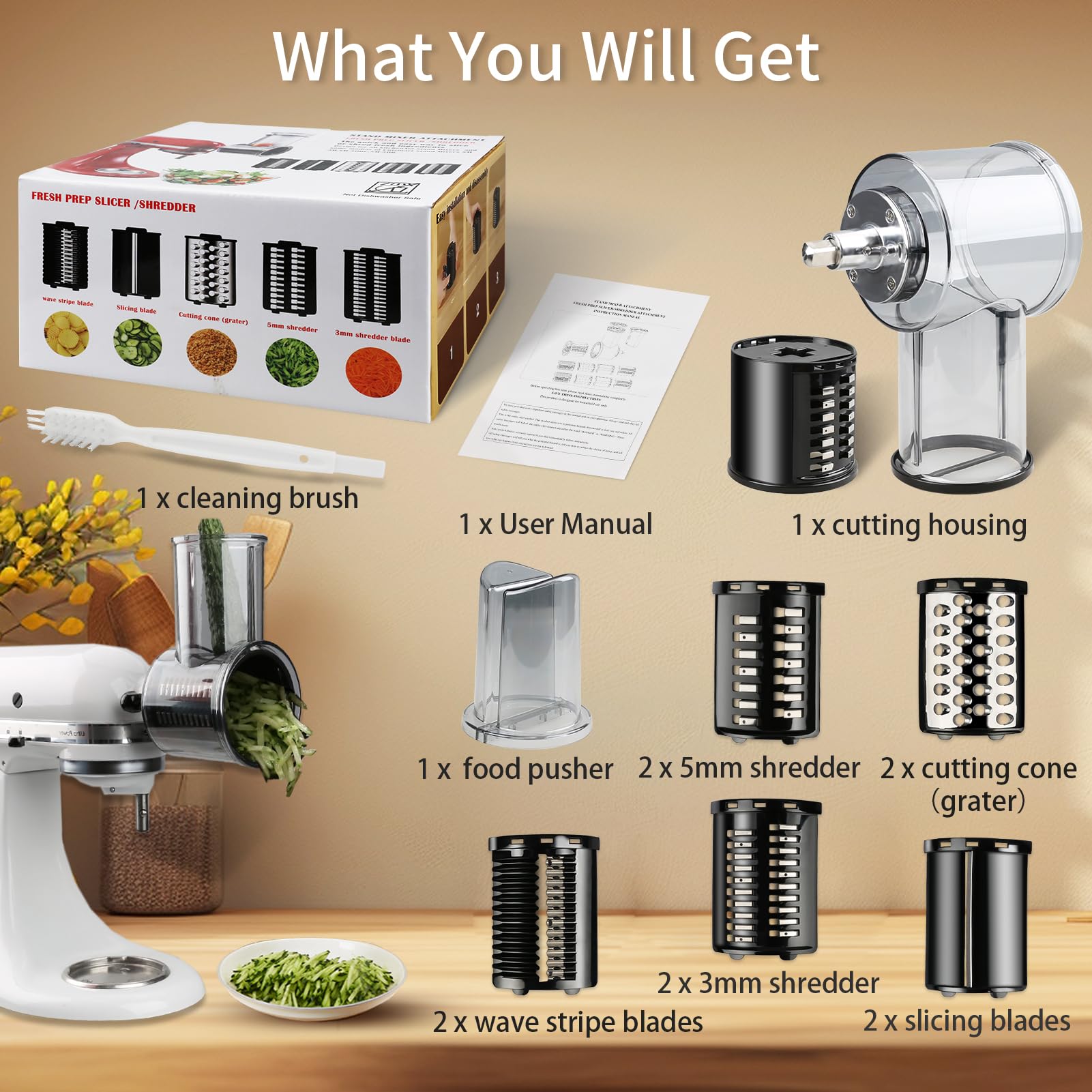 Amazon.com: Slicer Shredder Attachments for KitchenAid Stand