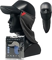 Vista 8 de CoolNES - Protección ajustable para cuello contra rayos ultravioletas, ajustable, multifuncional, 2 en 1, cubrebocas para pesca al aire libre