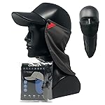 CoolNES - UV Sun Protection Neck Drape Adjustable Multifunctional 2 in 1 Face Covering for Outdoor Fishing - Unisex Darkgray