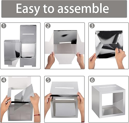 Miniatura 163 de Hxezoc Caja de tarjetas de San Valentín, buzón de cartón para el día de San Valentín para el aula de los niños, día de San Valentín, baby showers