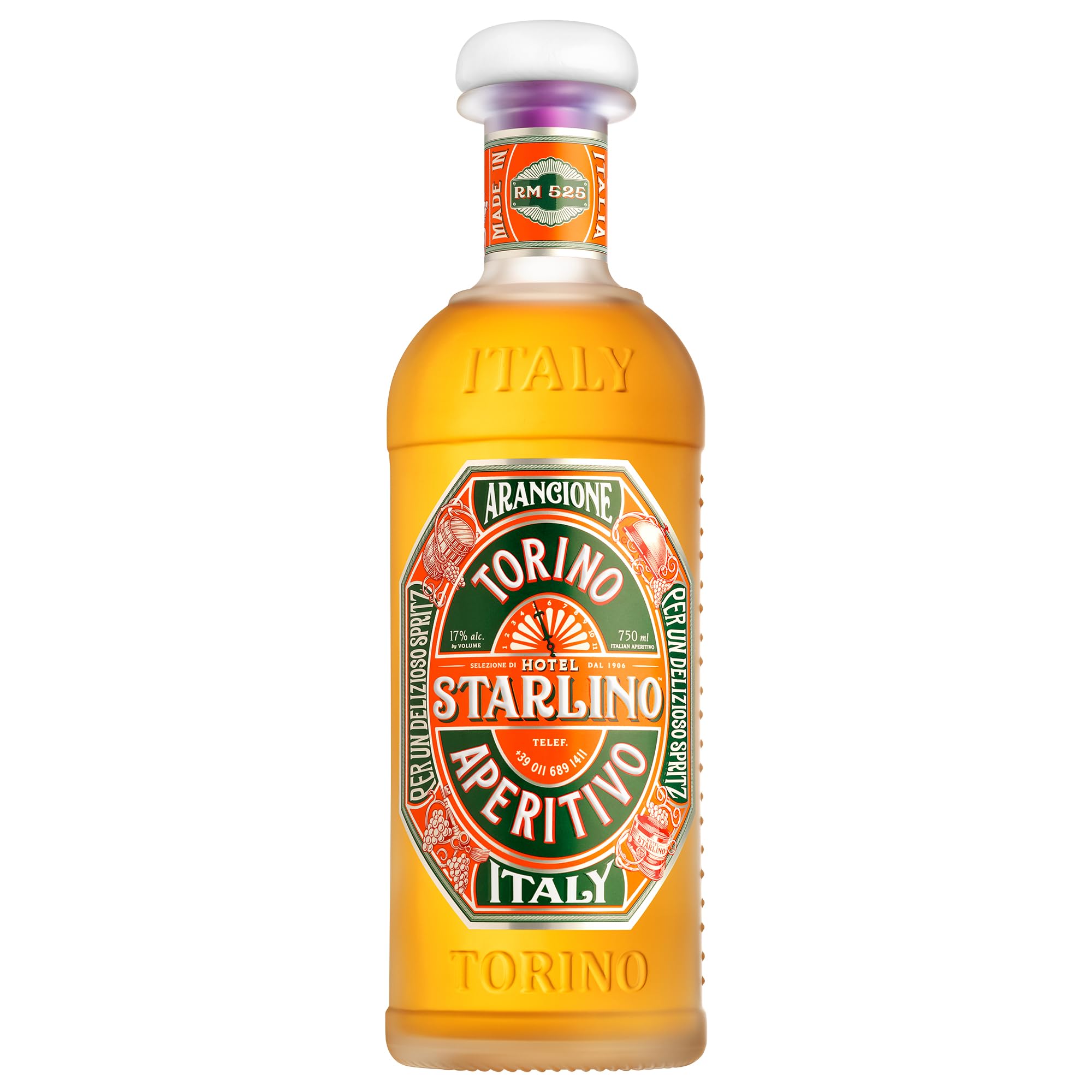Hotel Starlino Arancione Torino Aperitivo, 75 cl (1 bottle)