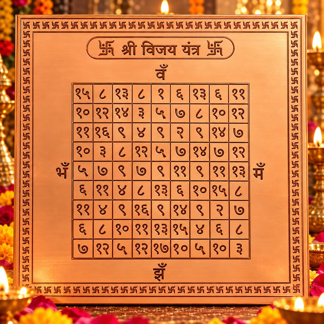 Copper Shiv Yantra - Spiritual Protection & Peace -28