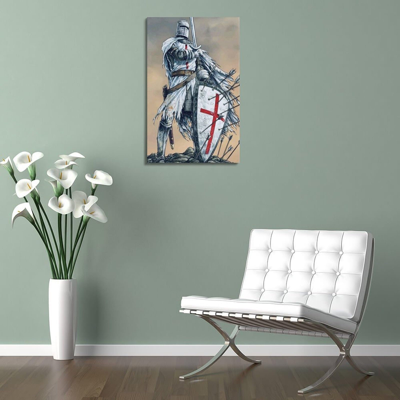 Poster Soldats WWII Sur Toile 60x90cm - Déco Moderne Chambre, Style Rétro