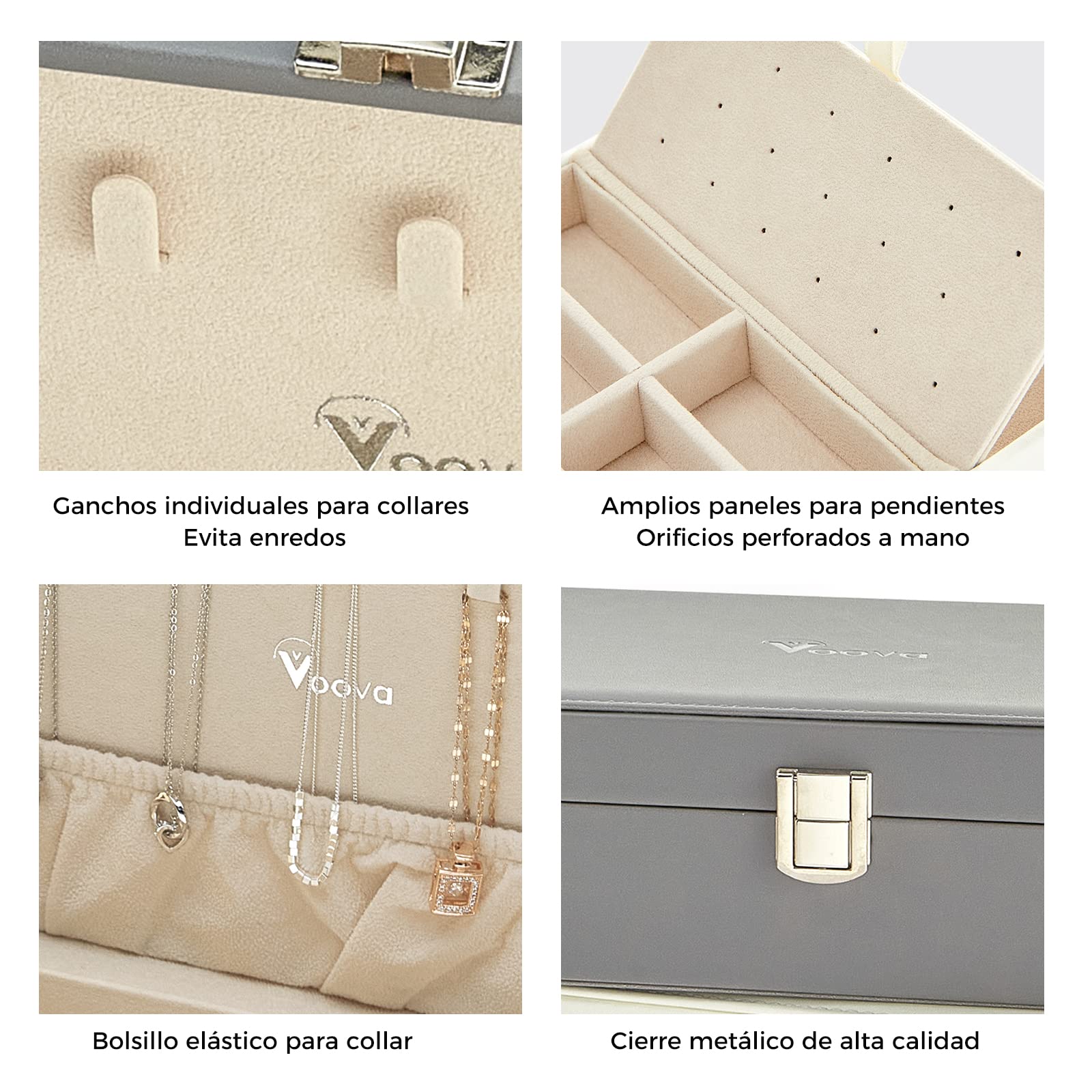 Portagioie Da Viaggio LDERFIV - 2 Strati Con Serratura E Chiave