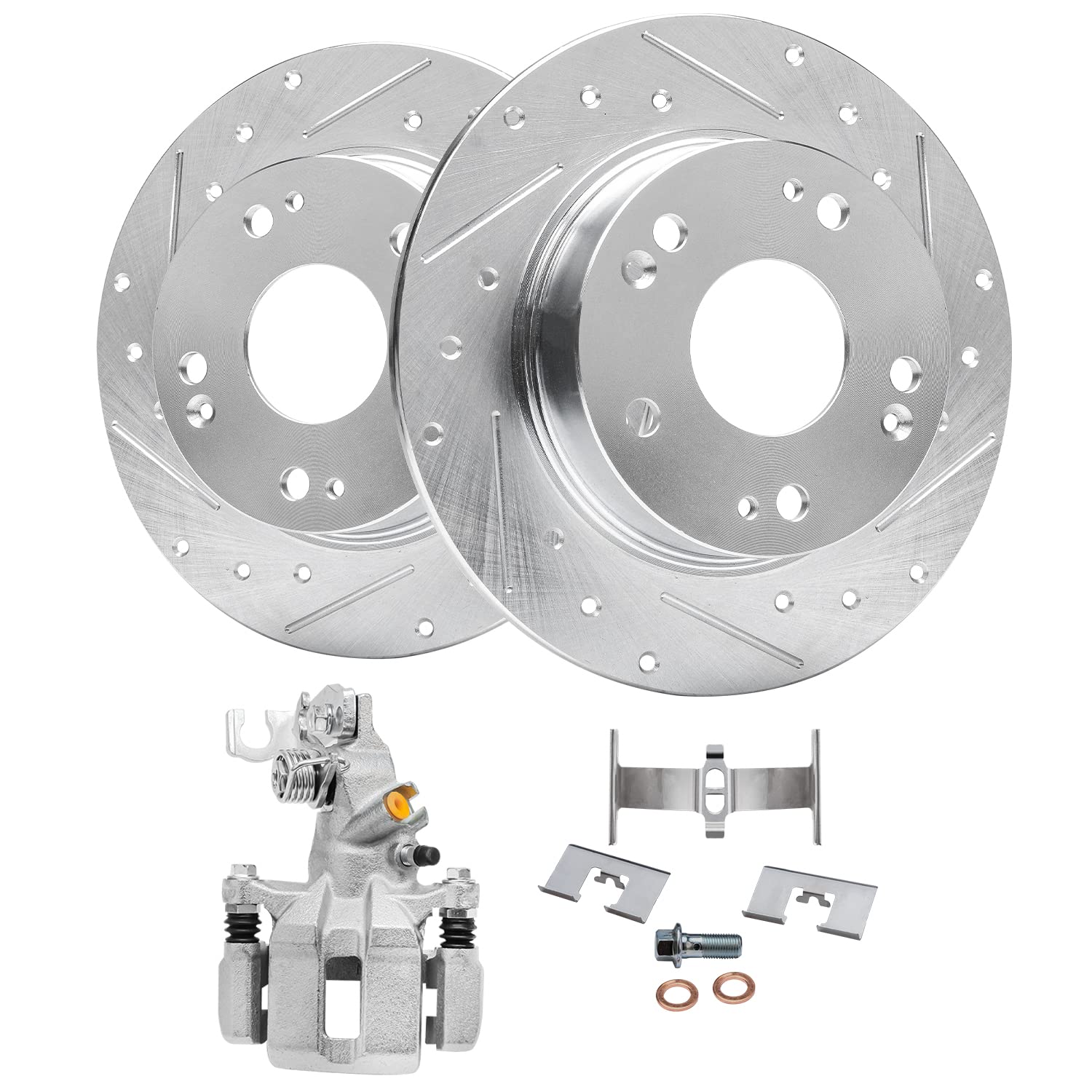 Detroit Axle - Rear Brake Kit for 2003-2007 Honda Accord 2004-2008