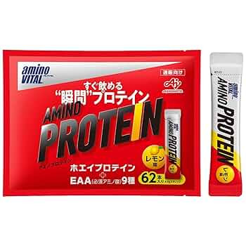 Amazon.co.jp: アミノバイタル 味の素 アミノプロテイン レモン