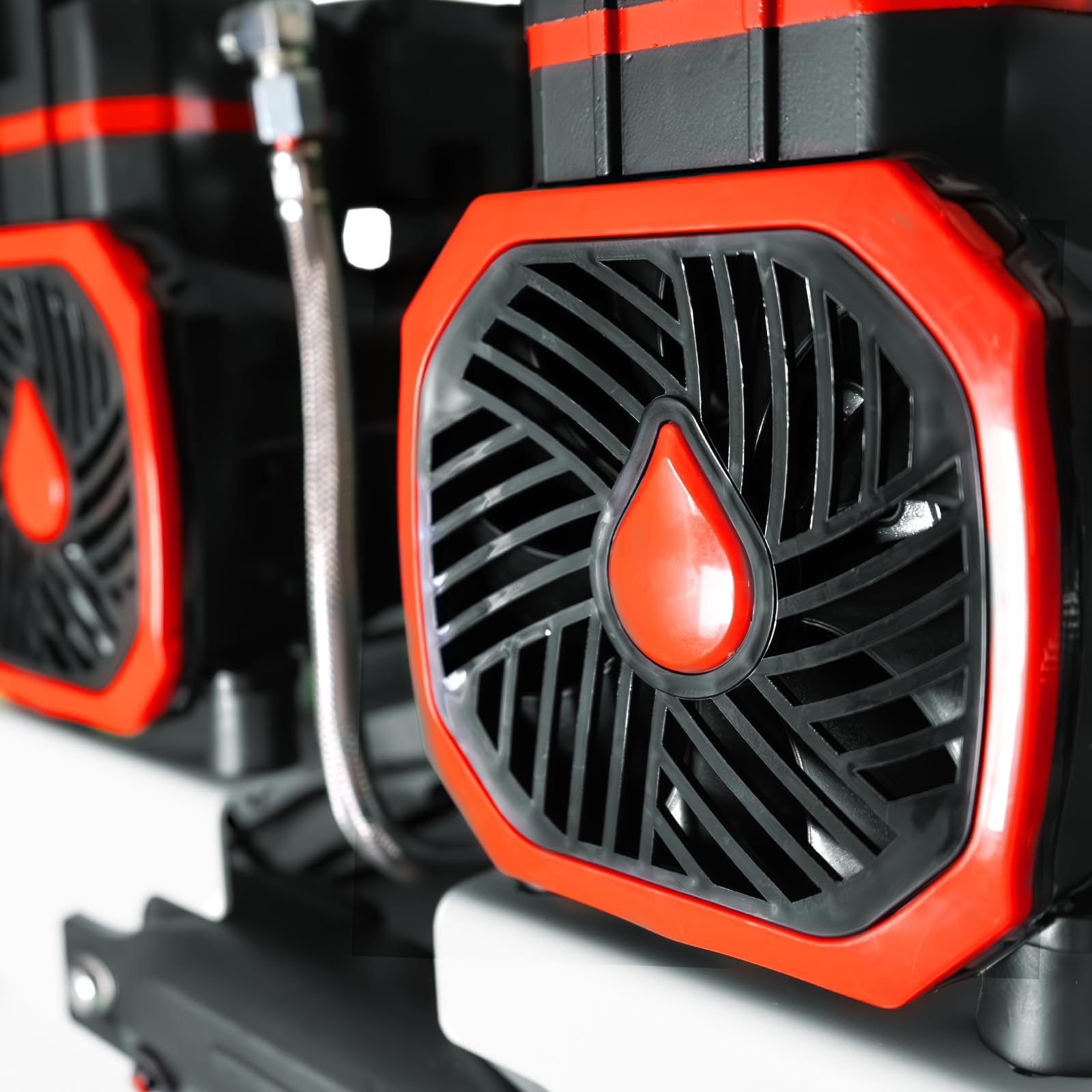 KnappWulf Compresor silencioso, 10 bar, 70 L, 3000 W, 4 PS, 69 dB, 512 l/min, caudal de aire, con separador de agua, silencioso, 230 V, compresor de aire KW6070, motores sin escobillas
