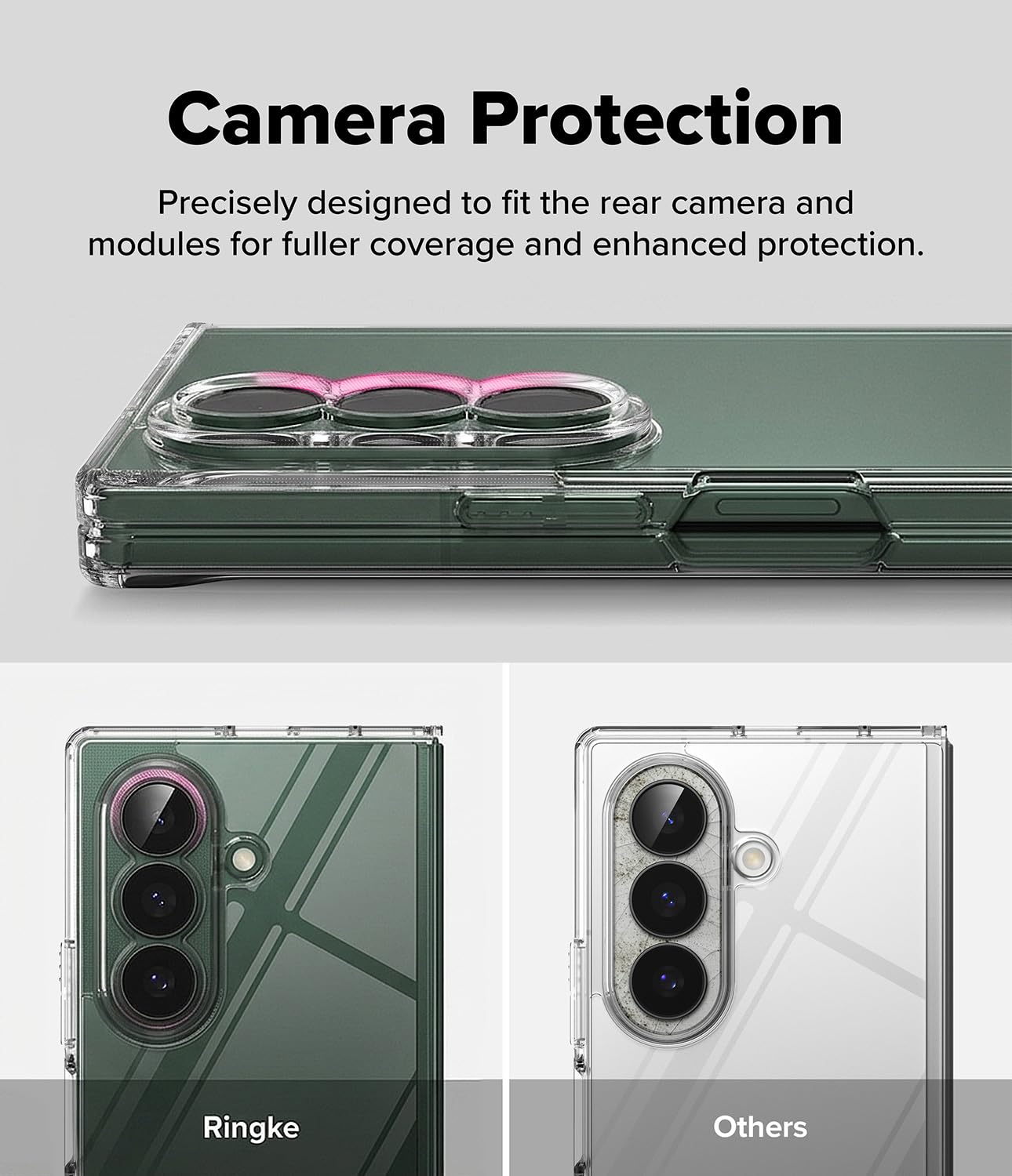 Ringke Funda y Protector Cámara para Galaxy Z Fold 8 Ultra