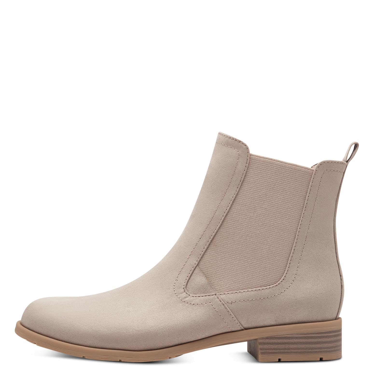 MARCO TOZZI Damen Chelsea Boots zum Schlupfen mit Blockabsatz