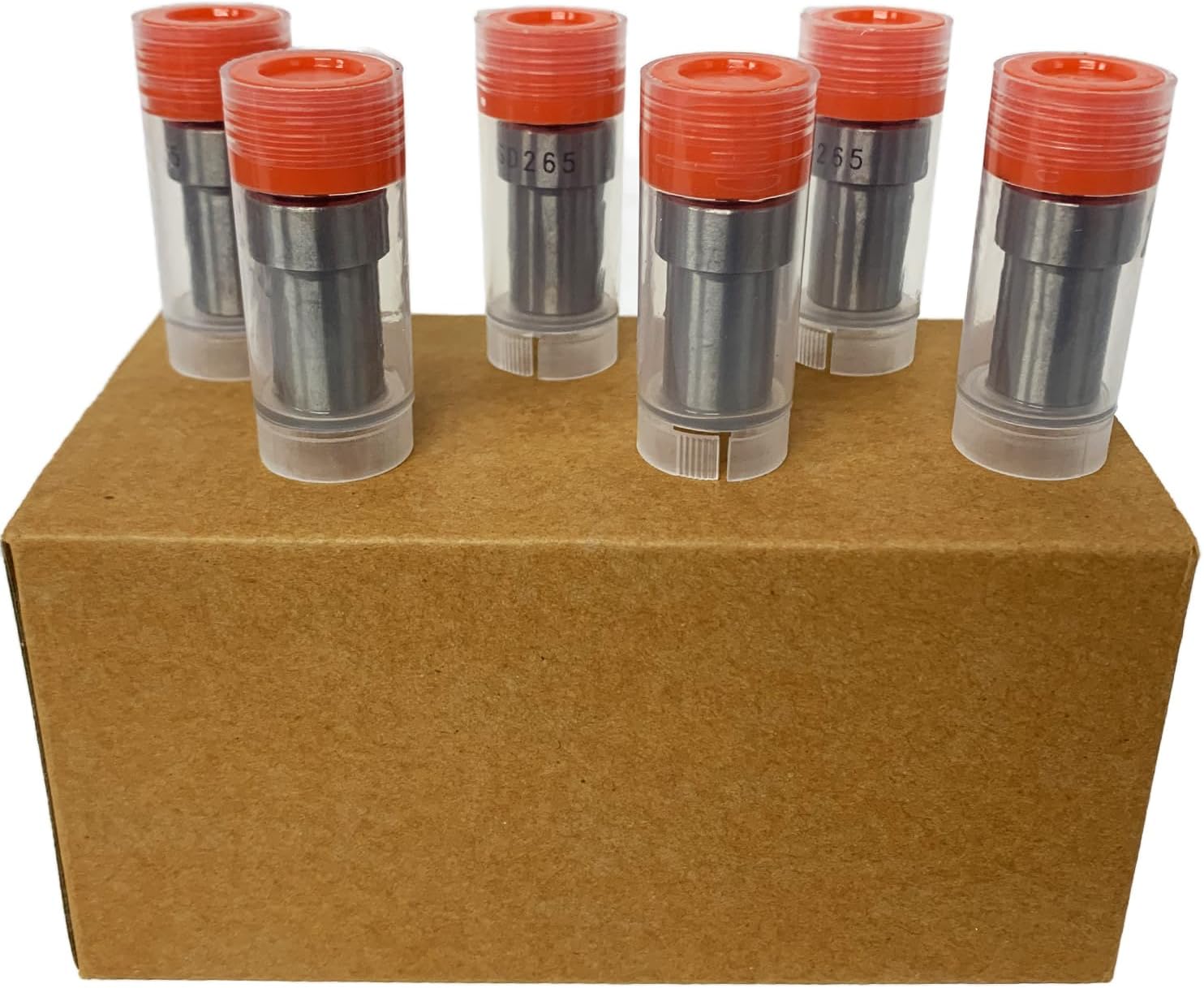 6pcs Diesel Fuel Injectors DN0SD265 Compatible with Mercedes Benz 300D 300TD 300SDL 300GD, Replace# 0434250128, DN0SD265