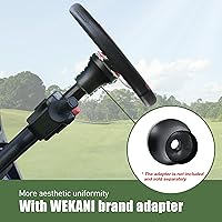 Vista 7 de Carro de golf Volante para EZGO YAMAHA y Club Car Precedent La mayoría de los carros de golf Rojo