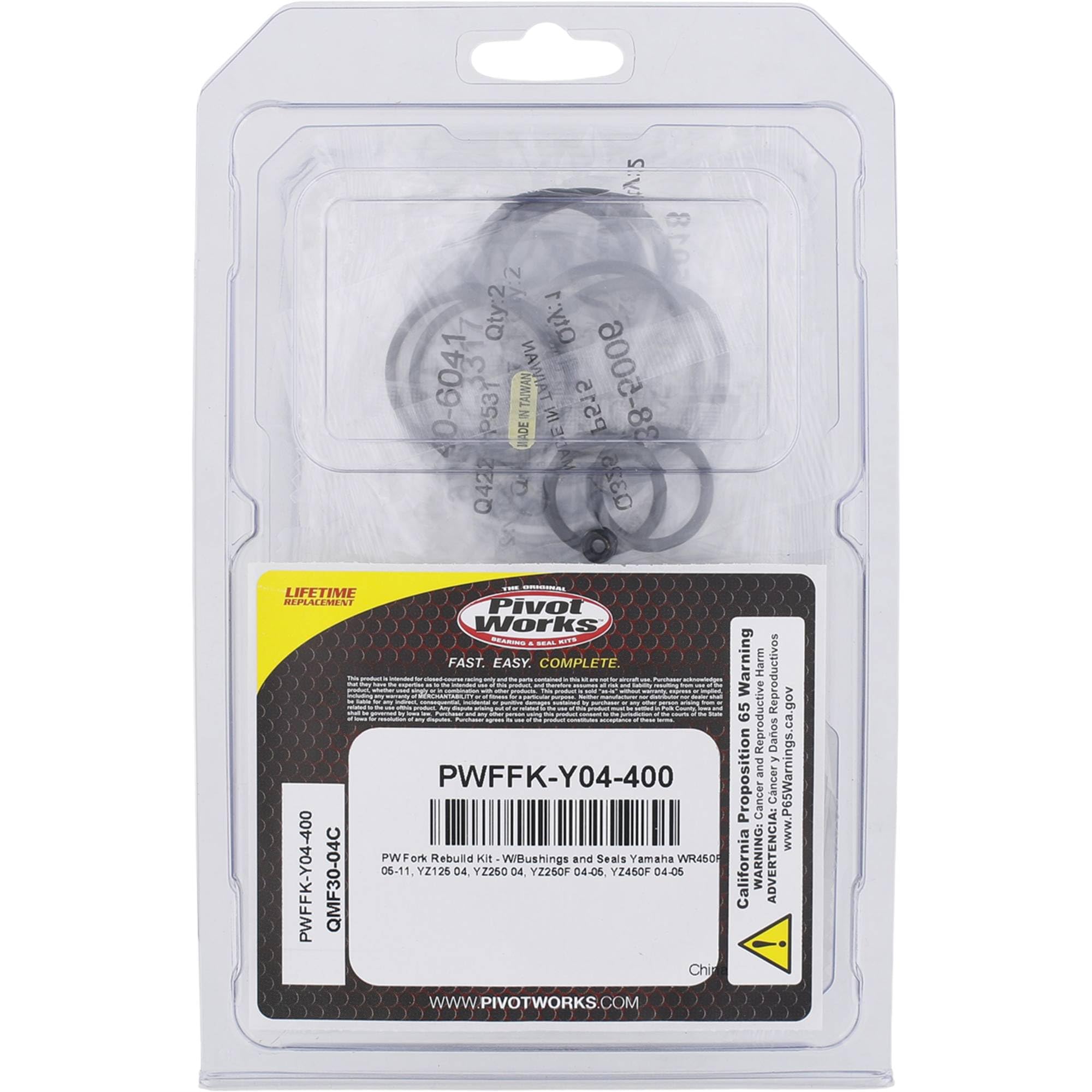 Amazon.com: All Balls Racing PW-Fork Rebuild Kit for Yamaha WR250F