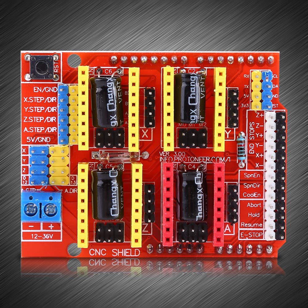 AZDelivery CNC Shield V3 – 4-Achsen-Treiberboard Für Arduino UNO R3 Inkl. E-Book