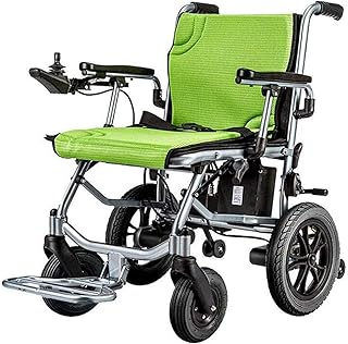 Sillas de ruedas eléctricas para adultos Silla de ruedas eléctrica, ligero plegable, batería de litio, de edad avanzada con silla de ruedas for minusválidos, Electric Drive Silla con potencia o manual