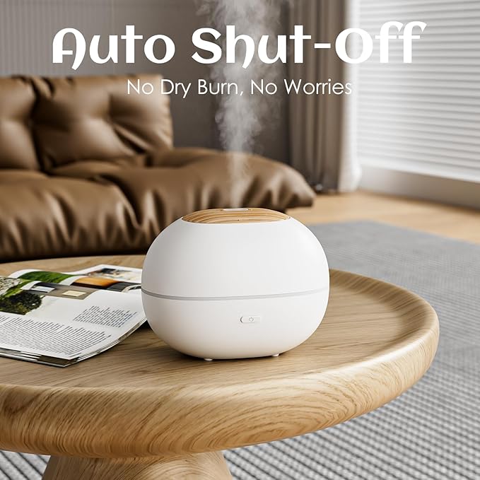 Difusor de Aromas Eléctrico SoulOrigin 100ml con Luz Cálida y Apagado Automático miniatura 7