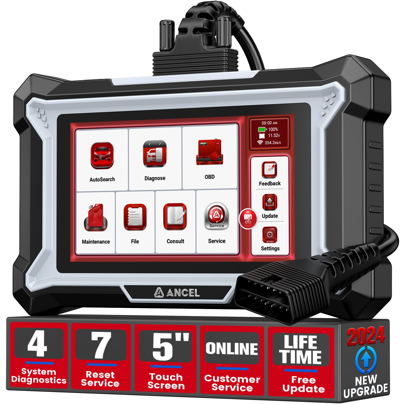 OBD2 ポルシェ用診断機 ANCEL DS160 スキャナー Amazon.com: ANCEL DS100 OBD2 Scanner ABS SRS Transmission Check