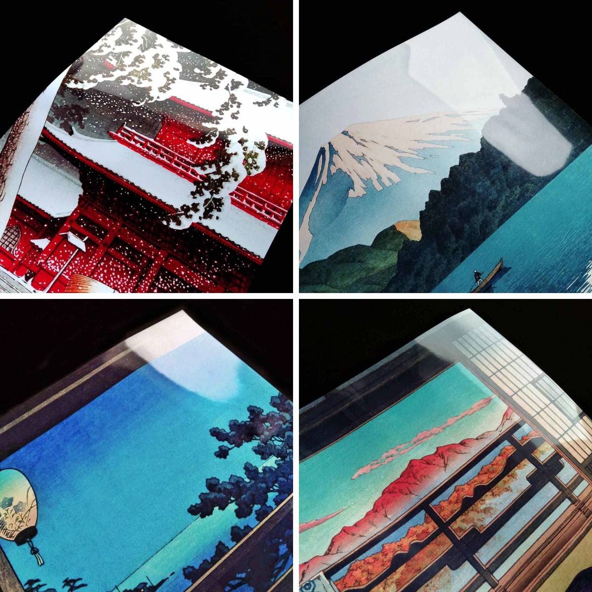 Amazon.co.jp: 川瀬巴水『名古屋城』浮世絵 アート 沢 ポスター A3