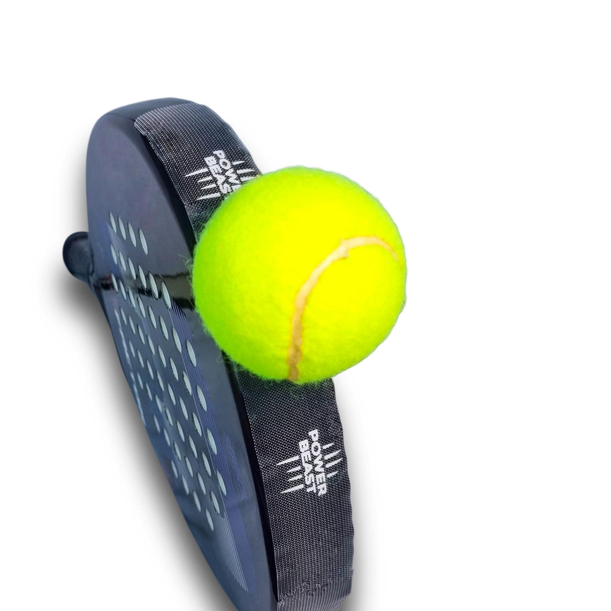 Bande Ramasse-Balles de Padel et Protecteur de Raquette de Padel, Accessoire pour Raquette de Padel, Facile à Installer et à Ramasser Les Balles sans se Pencher, Attrape-Balles de Padel.