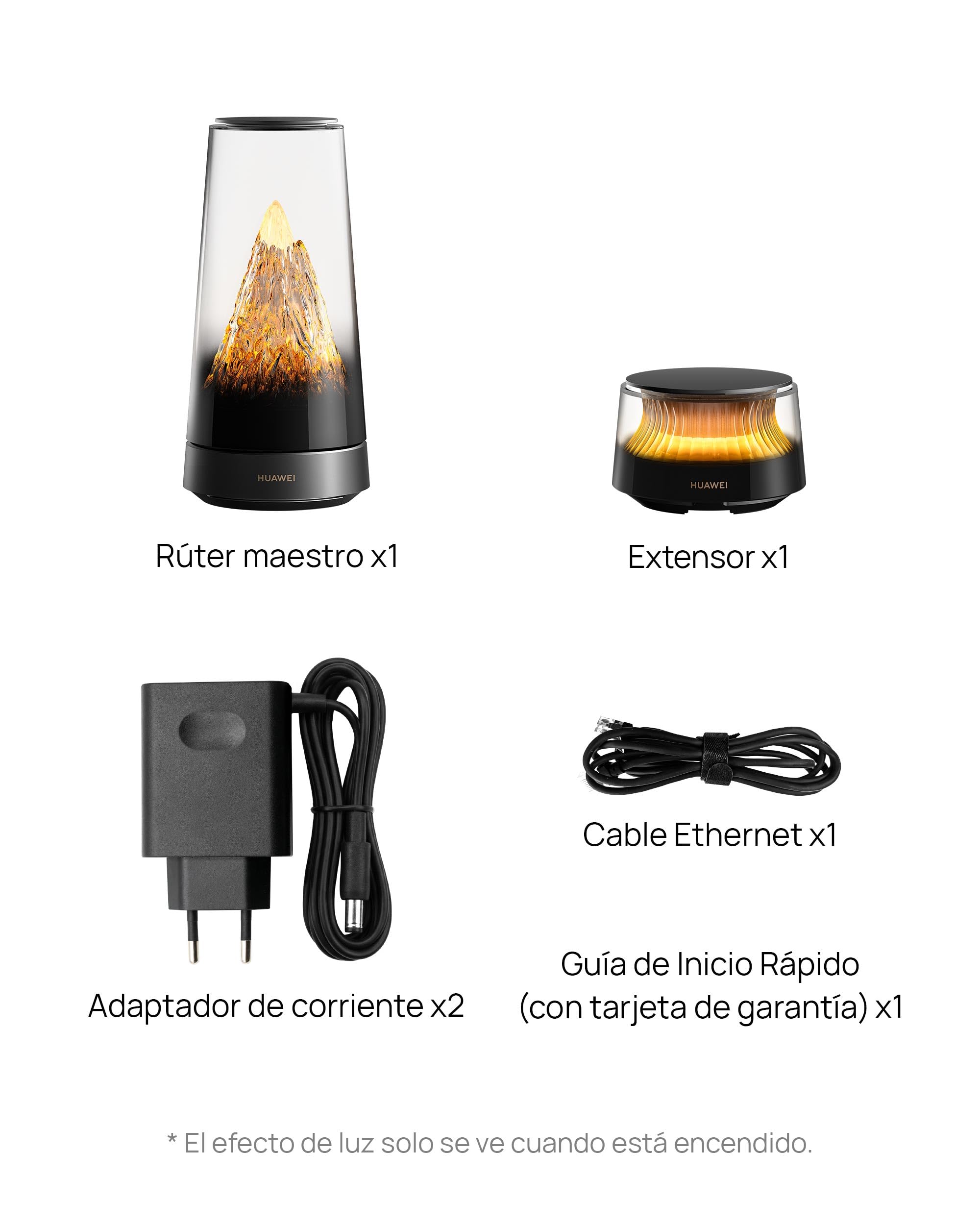 HUAWEI WiFi Mesh X3 Pro Suite Router, WiFi 7 BE3600 de Doble Banda, Cobertura para Todo el Hogar Roaming Fluido, Configuración Fácil, Control Parental, Gaming, para 3-4 Habitaciones, Negro