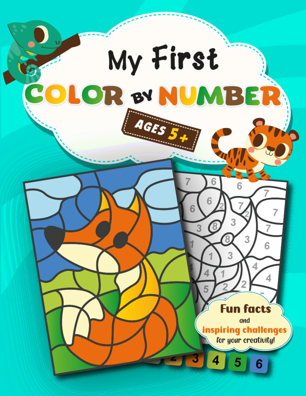 Color by Number: A fun and educational book that teaches numbers while boosting children’s creativity!