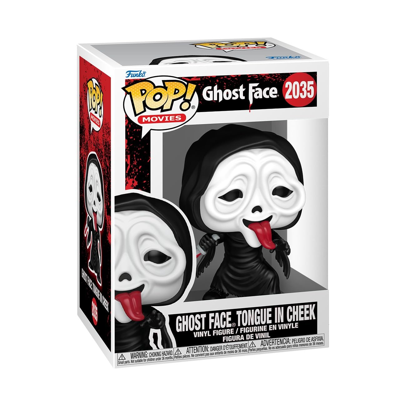 Amazon.com: Funko Pop! Vinyl: Ghost Face - Ghost Face Tongue in