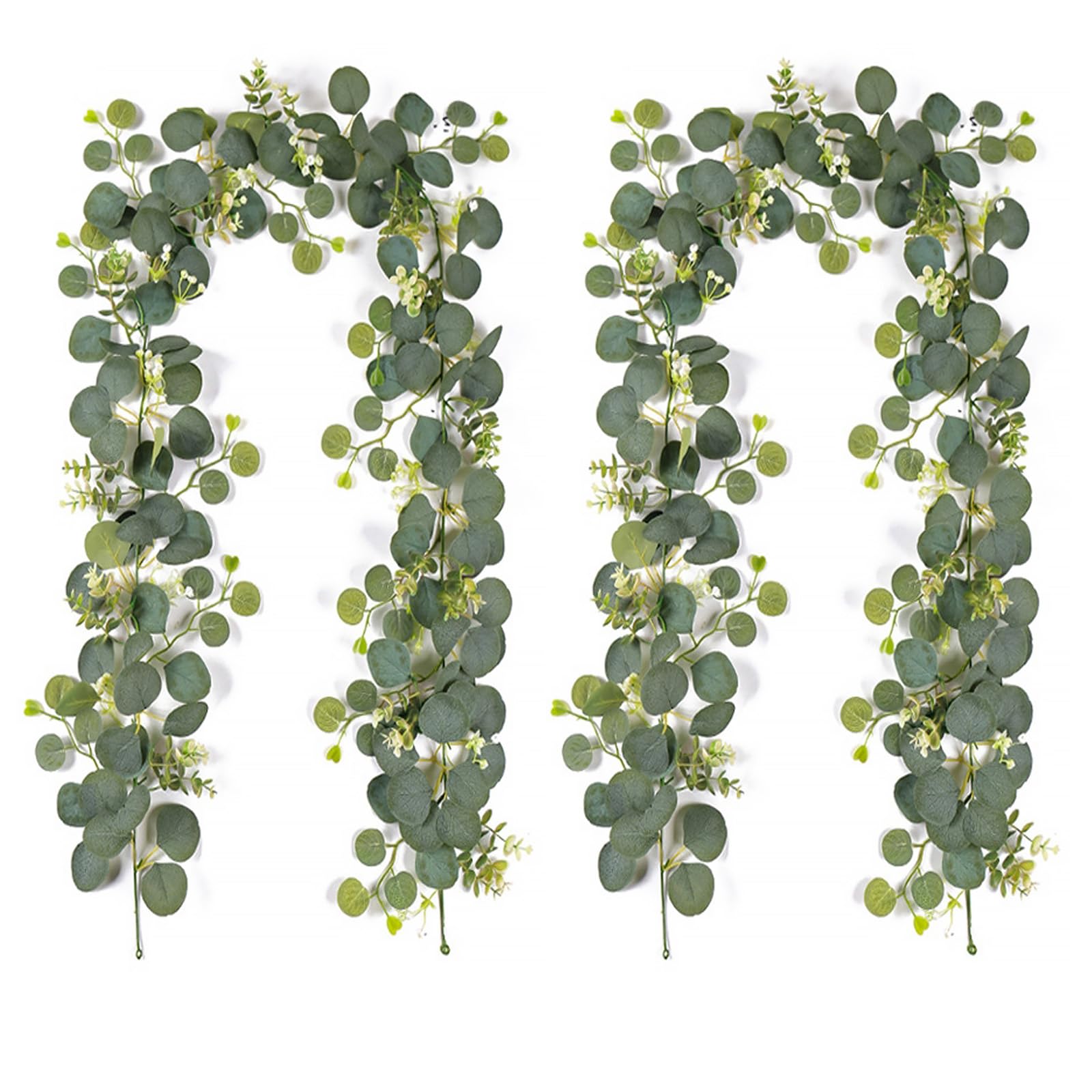 Fleurs artificielles d'eucalyptus guirlande anti-flétrissement