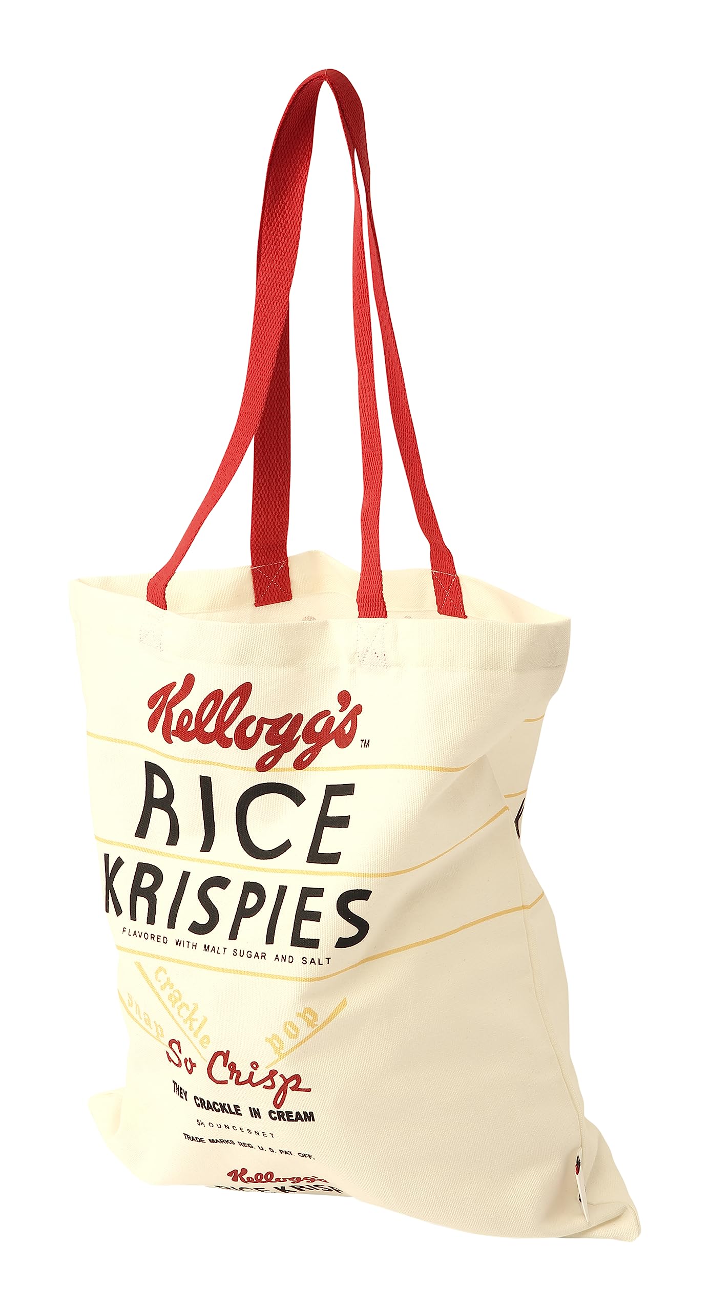 Dexam Vintage Kelloggs Rice Crispies Tote Bag, White - Image 2