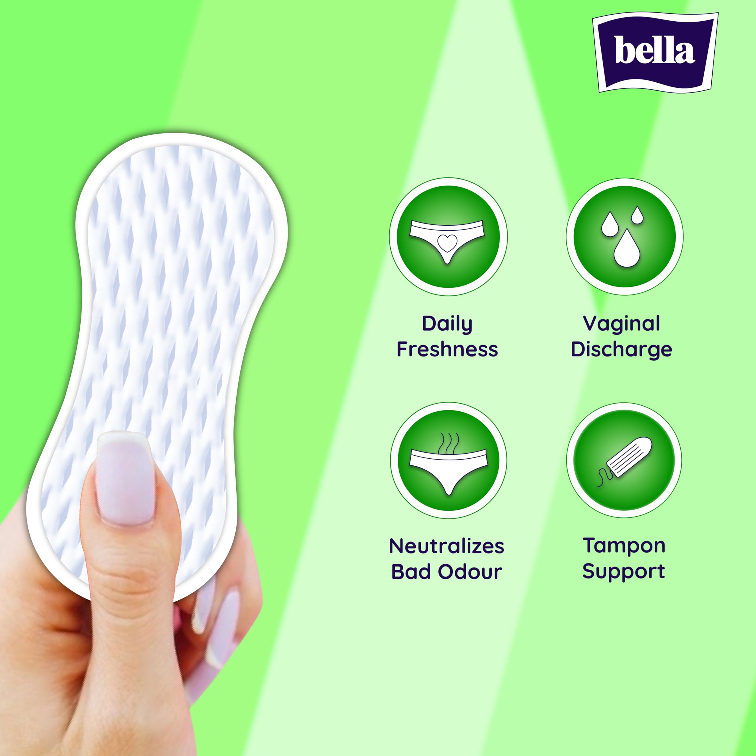Bella Panty Mini Classic Pantyliners - Pack of 72 Pieces - Image 5 thumbnail